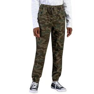 Levi's Boys Pull On Elastic Waistband Twill Jogger w/ Drawstring Camo Size 10
